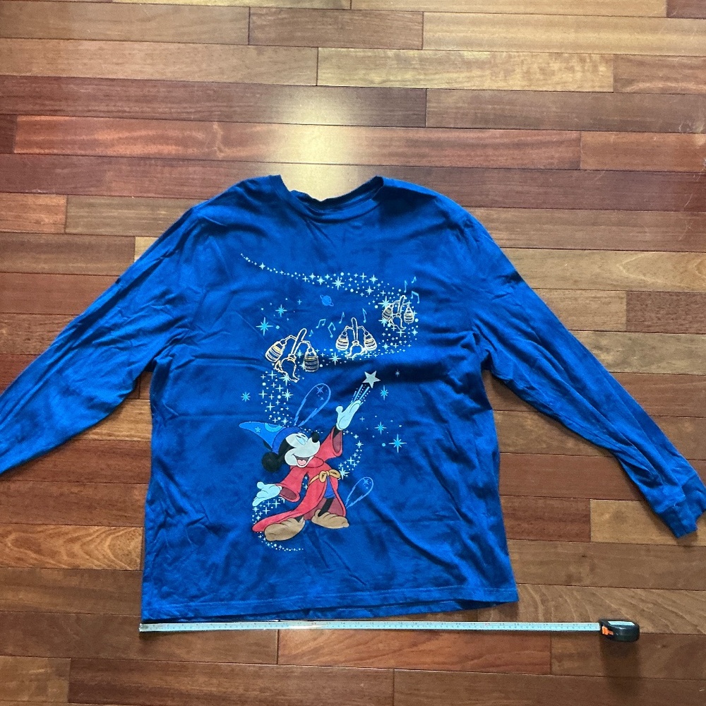 Disney Parks Sorcerer Mickey Long Sleeve T-shirt XXL